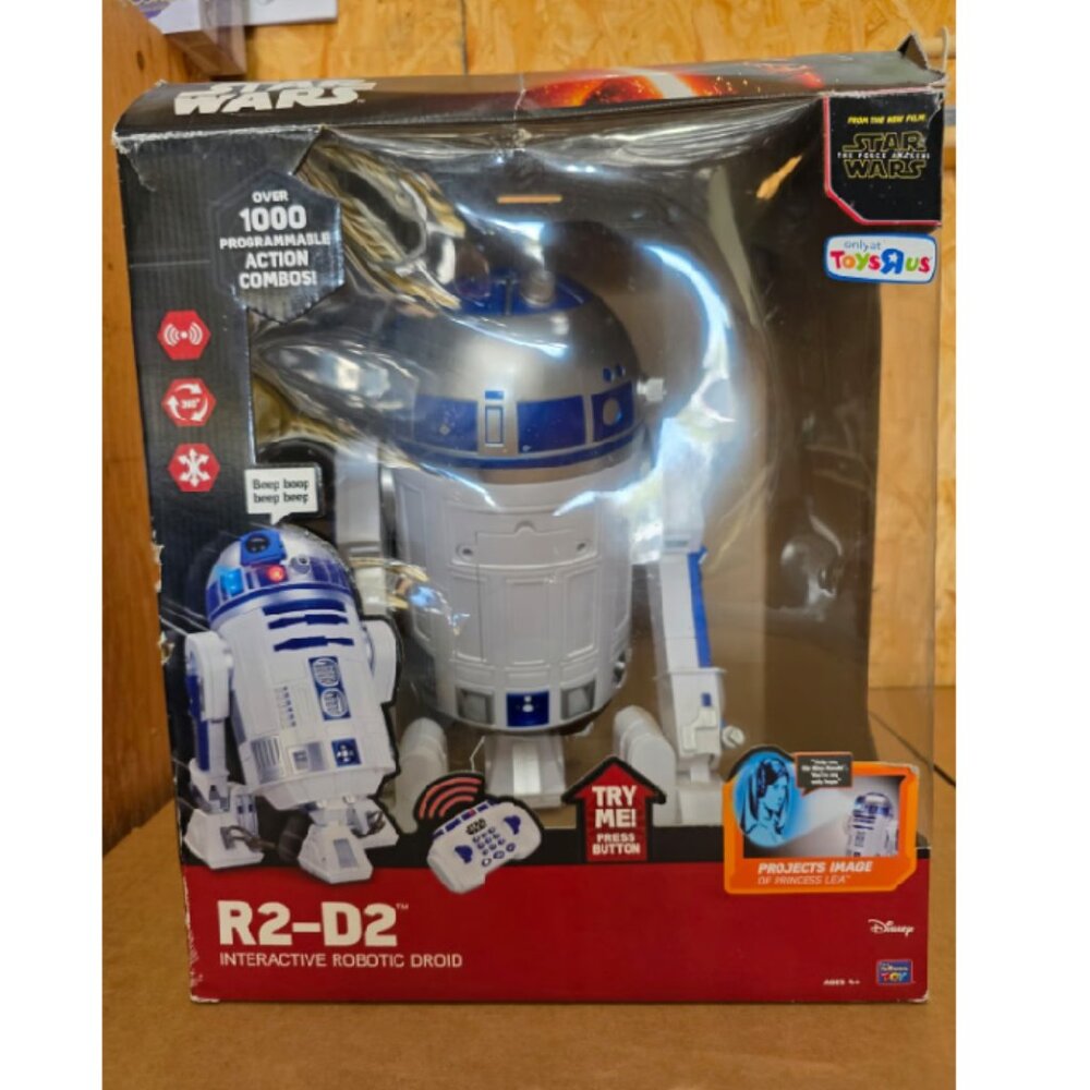 StarThinkway Star Wars R2-D2 16'' Interactive Robot Droid Working NO REMOTE